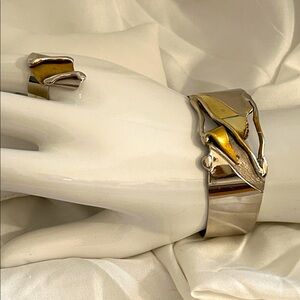 Artisan Cuff Bracelet & Ring Set